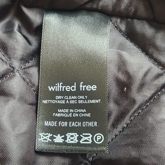 NWOT Wilfred Free 100% Merino Wool Stable Jacket Bomber--RUNS BIG Aritzia - Picture 13 of 16